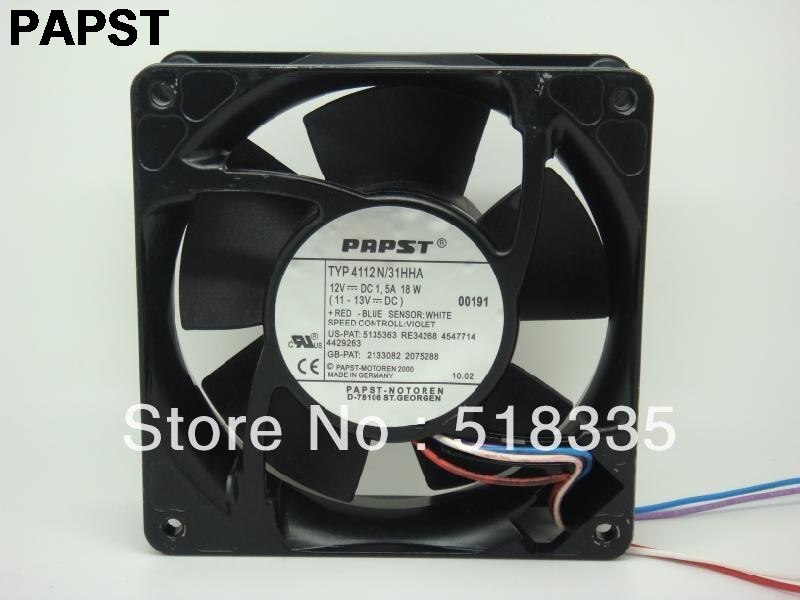 PAPST TYP4112N/31HHA 41x41x12mm Axial Cooling Fan