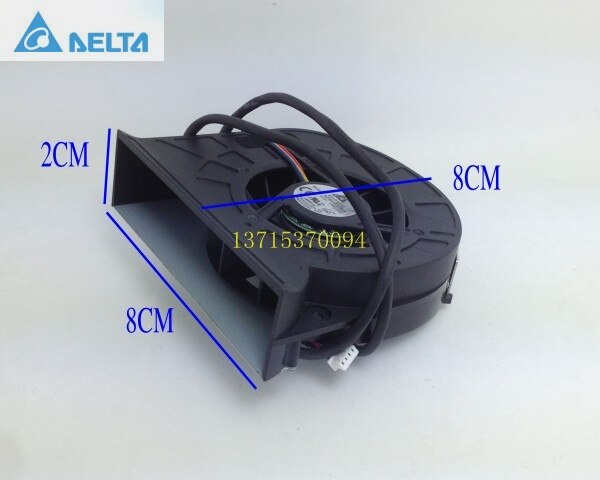 Delta KDB0712HB 70x70x15mm 12V DC 0.20A 3-Wire DC Axial Fan