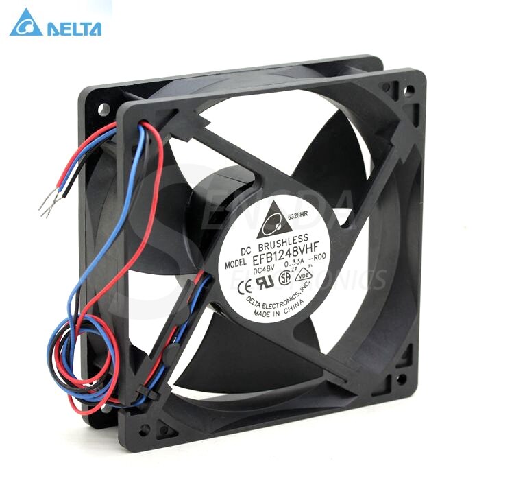 Delta EFB1248VHF 120x120x32mm 48V DC 0.33A Axial Cooling Fan
