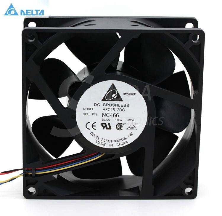 Delta AFC1512DG 150x150x50mm 12V DC 1.80A Axial Cooling Fan