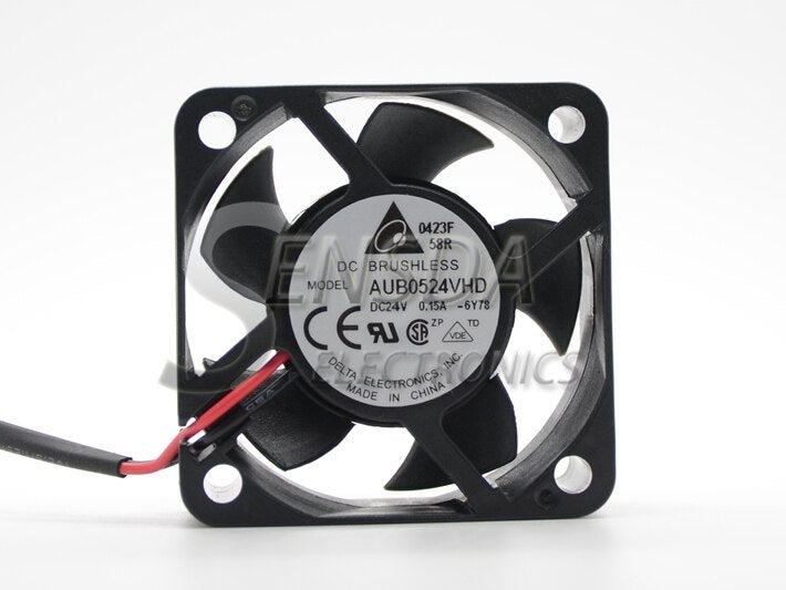 Delta AUB0524VHD 50x50x20mm 24V DC 0.15A Axial Cooling Fan