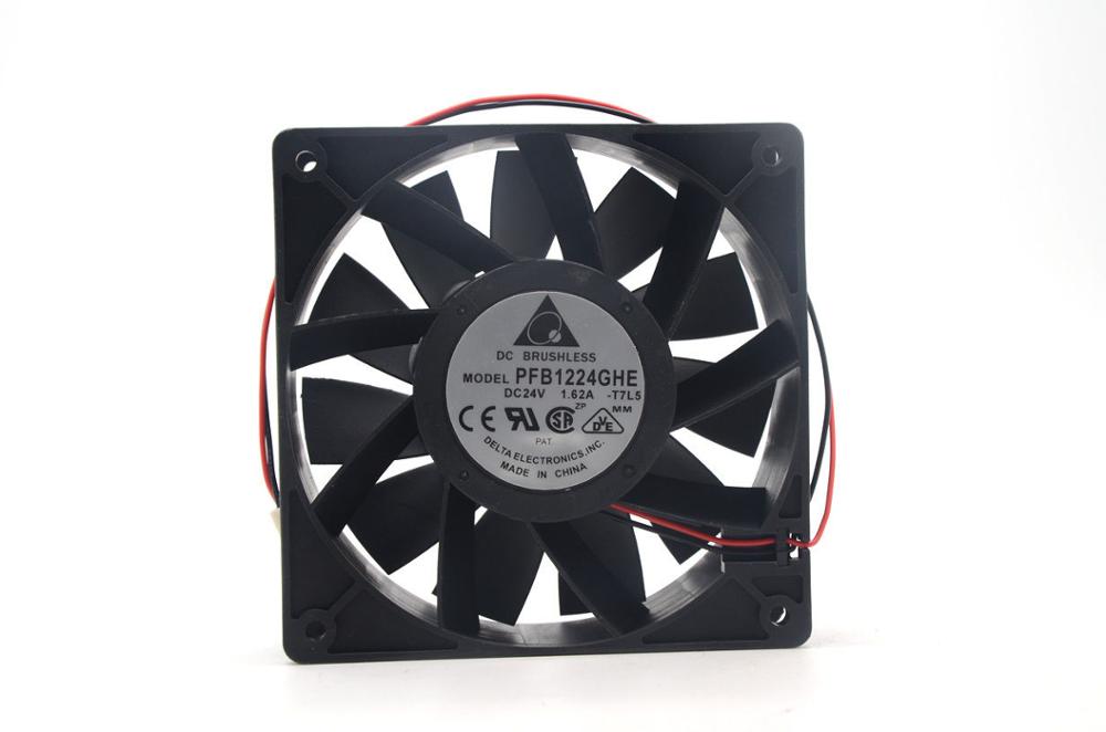 Delta PFB1224GHE 120x120x38mm 24V DC 1.62A Axial Cooling Fan