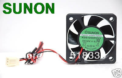 SUNON KDE1205PHV3 50x50x10mm 12V DC Axial Cooling Fan
