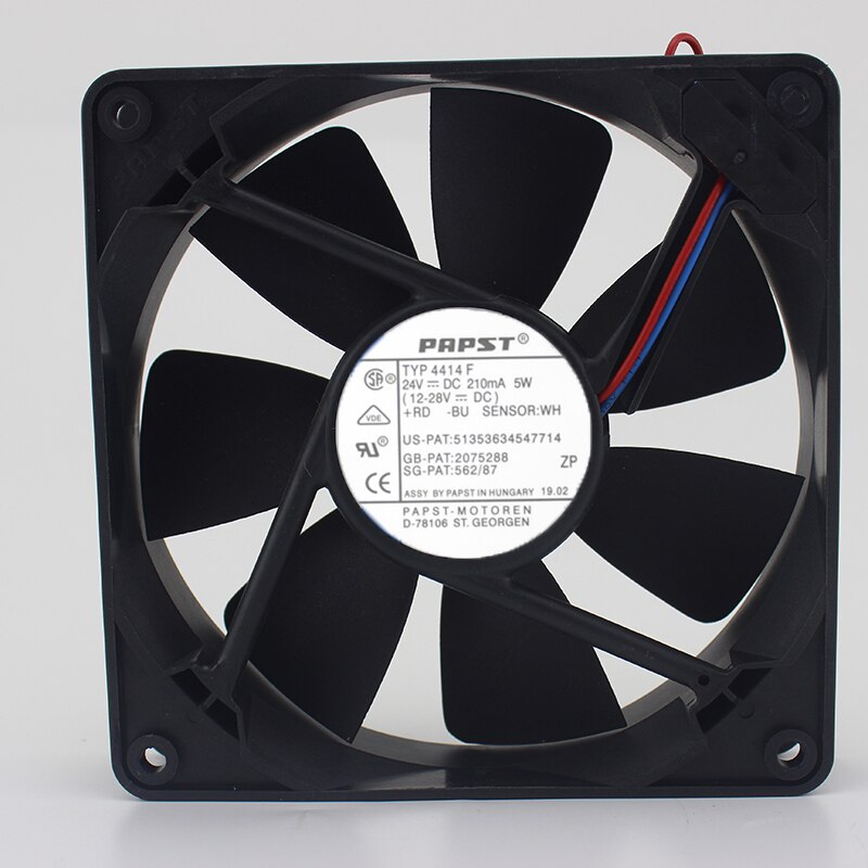 ebm-papst 4414F 120x120x25mm 24V DC 0.21A Axial Cooling Fan