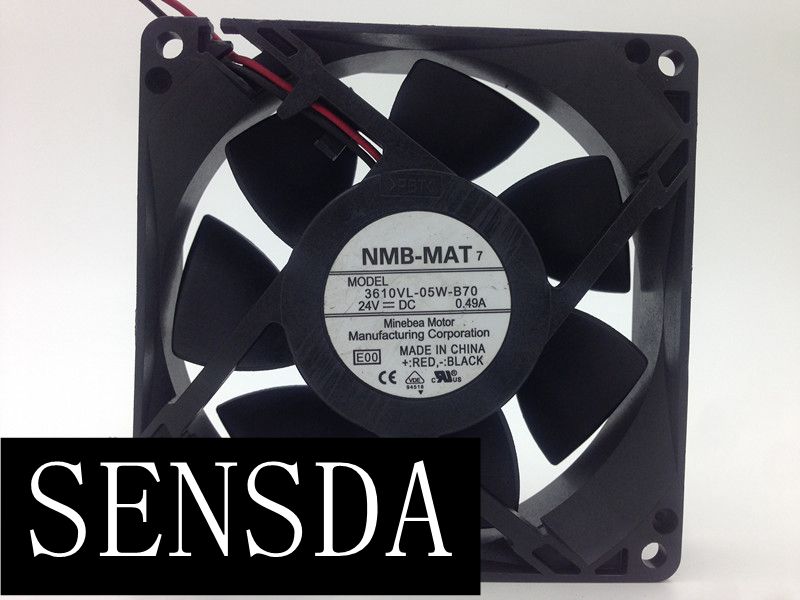 NMB 3610VL-05W-B70 92x92x25mm 24V DC 0.49A Axial Cooling Fan