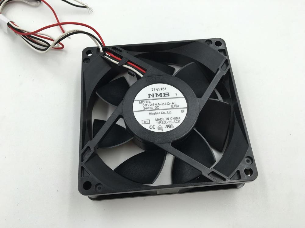 NMB 09225VA-24Q-AL 92x92x25mm 24V DC 0.49A Axial Cooling Fan