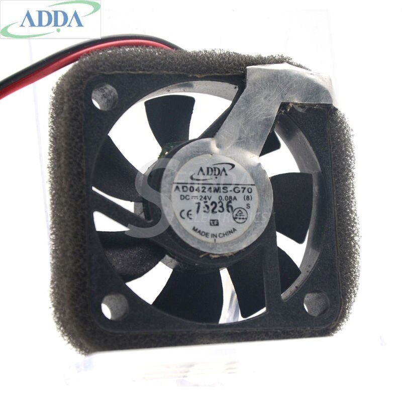 ADDA AD0424MS-G70 40x40x10mm 24V DC 0.08A Axial Cooling Fan