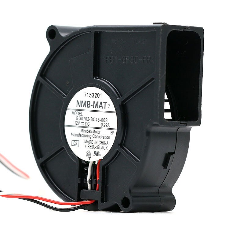 NMB BG0702-BC45-00S 70x70x25mm 12V DC 0.29A Axial Cooling Fan