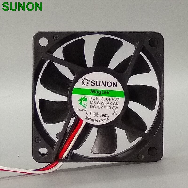 SUNON KDE1206PFV2 60x60x10mm 12V DC Axial Cooling Fan