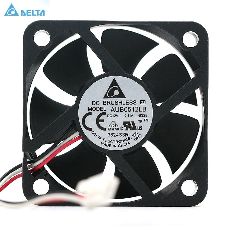 Delta AUB0512LB 50x50x15mm 12V DC 0.11A Axial Cooling Fan