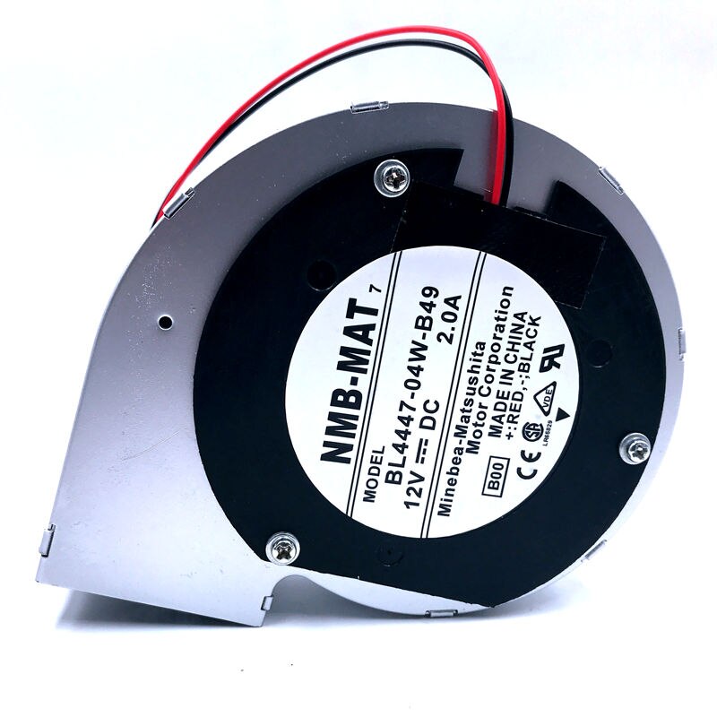 NMB BL4447-04W-B49 44x44x47mm 12V DC 2A 2-Wire Axial Cooling Fan