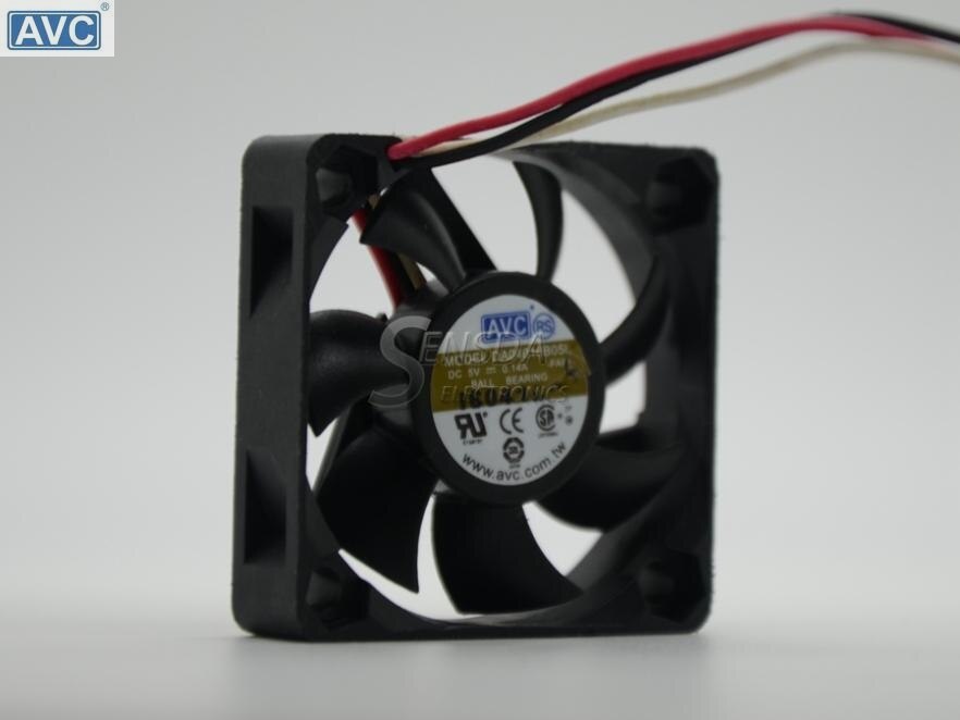 AVC DA04010B05L 40x40x10mm 5V DC 0.14A Axial Cooling Fan