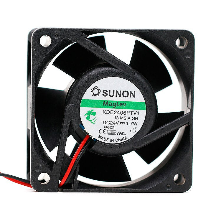 SUNON KDE2406PTV1 60x60x25mm 24V DC Axial Cooling Fan