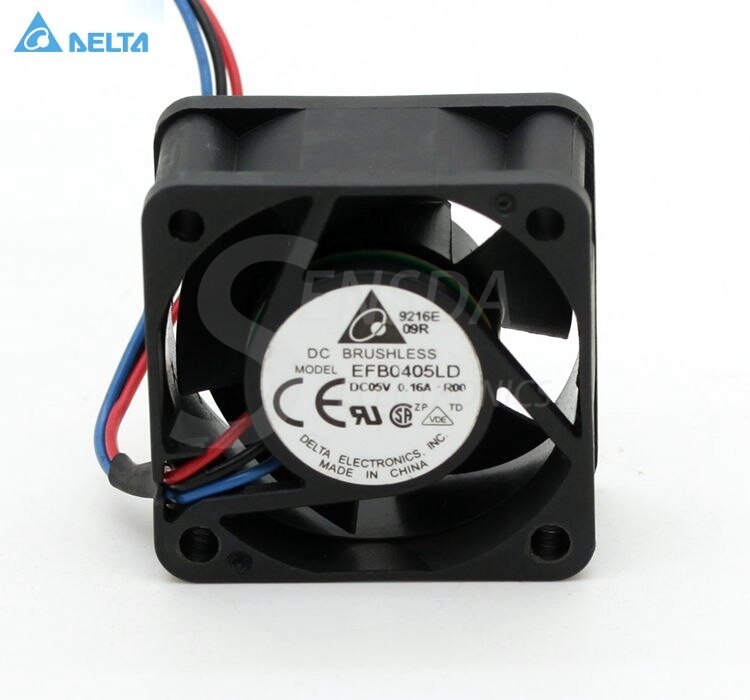 Delta EFB0405LD 40x40x20mm 5V DC 0.16A Axial Cooling Fan