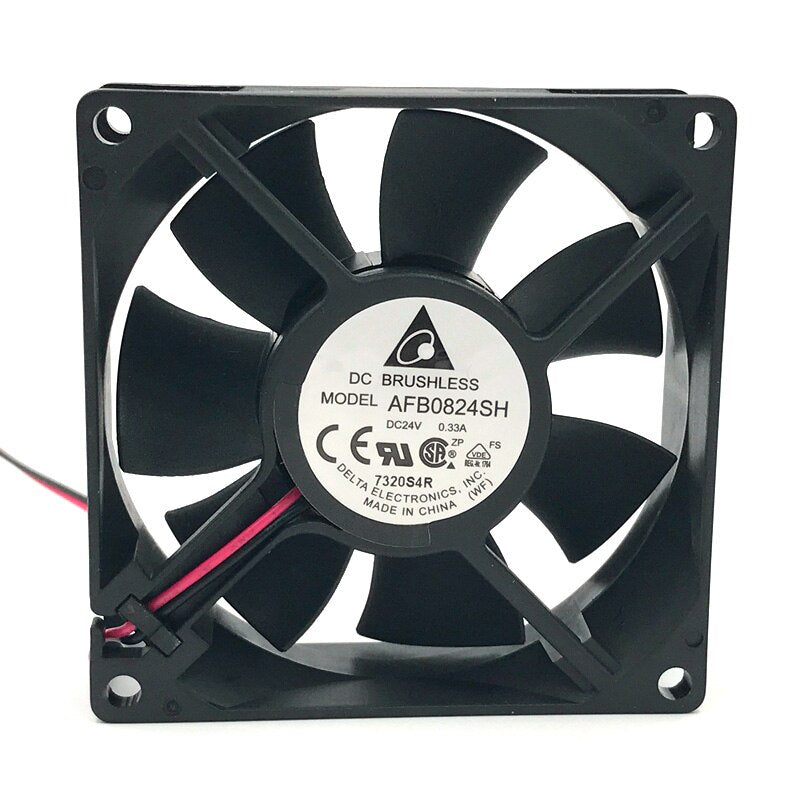 Delta AFB0824SH 80x80x25mm 24V DC 0.33A Axial Cooling Fan