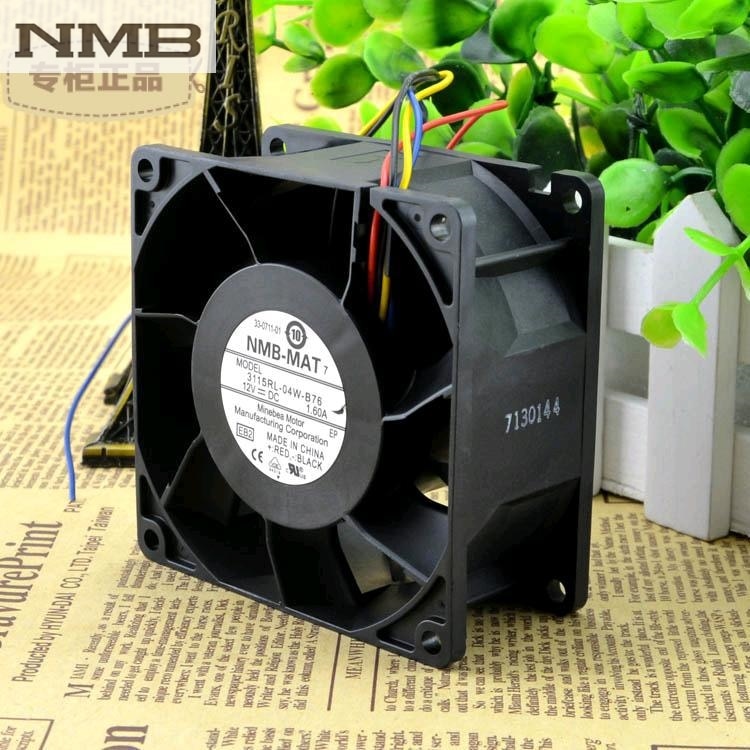 NMB 3115RL-04W-B76 31x31x15mm 12V DC 1.6A Axial Cooling Fan