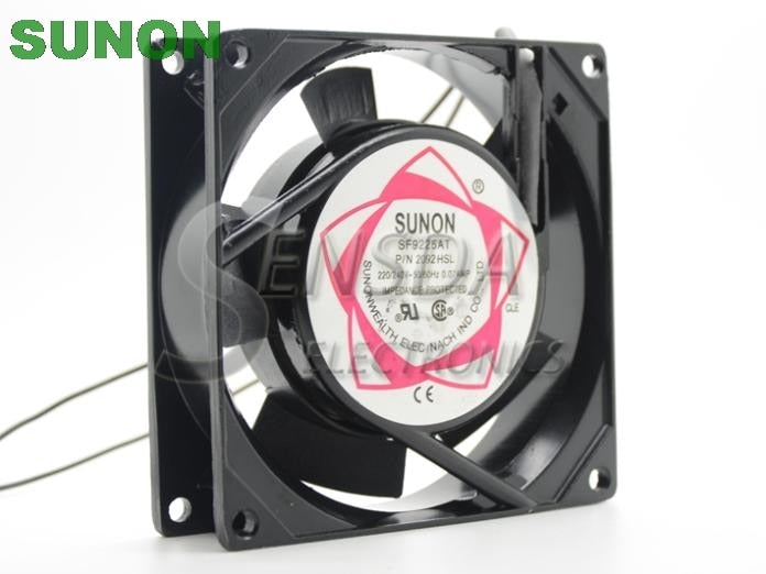 SUNON SF9225AT 92x92x25mm 230V AC Axial Cooling Fan