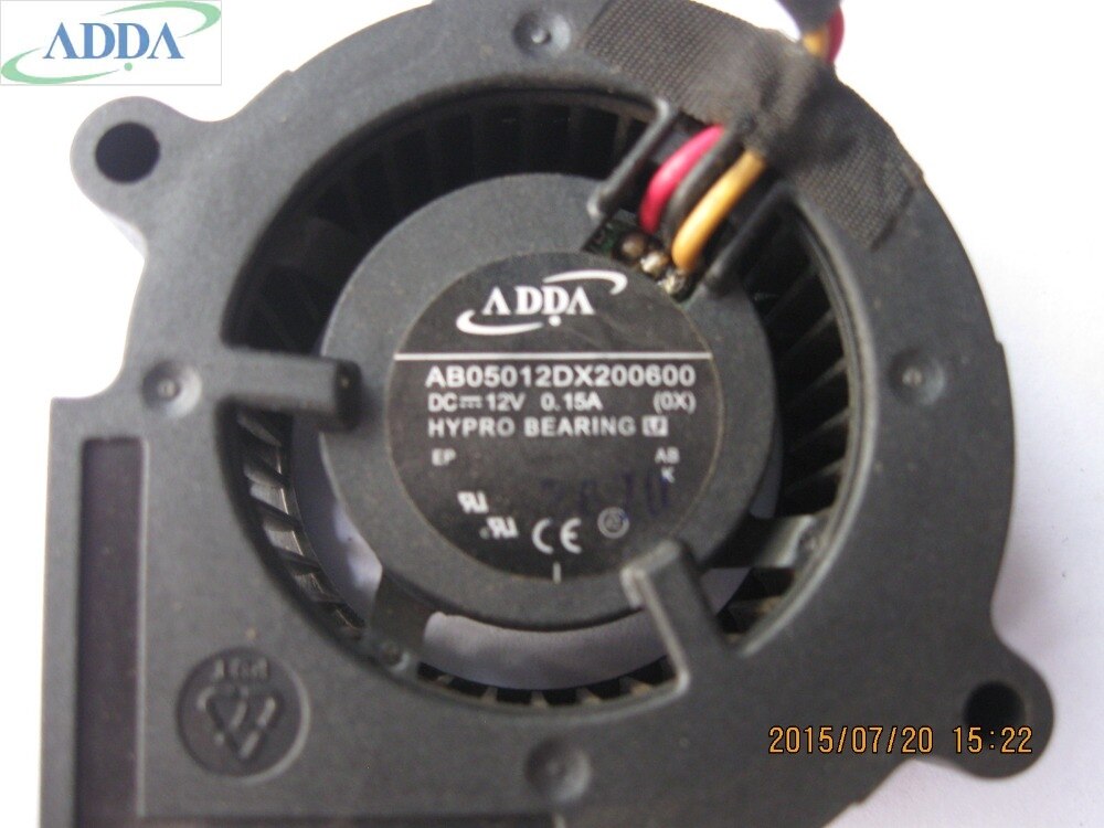 ADDA AB05012DX200600 50x50x20mm 12V DC Industrial Cooling Fan