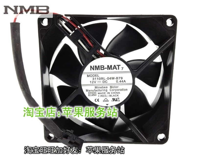 NMB 3110RL-04W-B79 31x31x10mm 12V DC 0.44A Axial Cooling Fan
