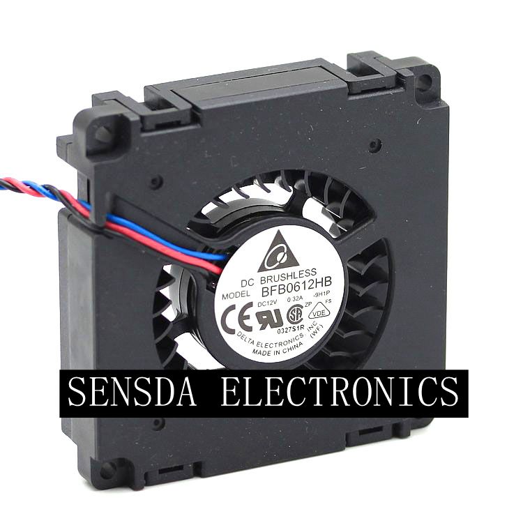 Delta BFB0612HB 60x60x15mm 12V DC 0.32A Axial Cooling Fan