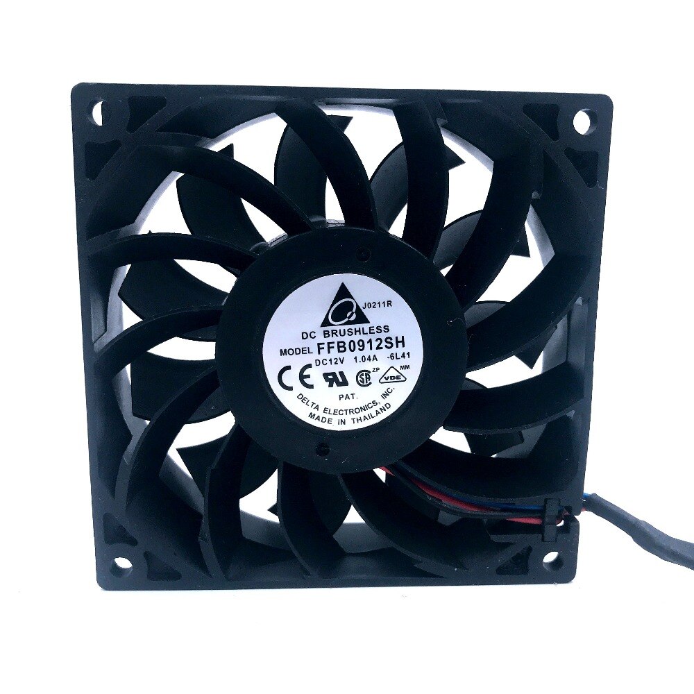 Delta FFB0912SH 92x92x25mm 12V DC 1.04A Axial Cooling Fan