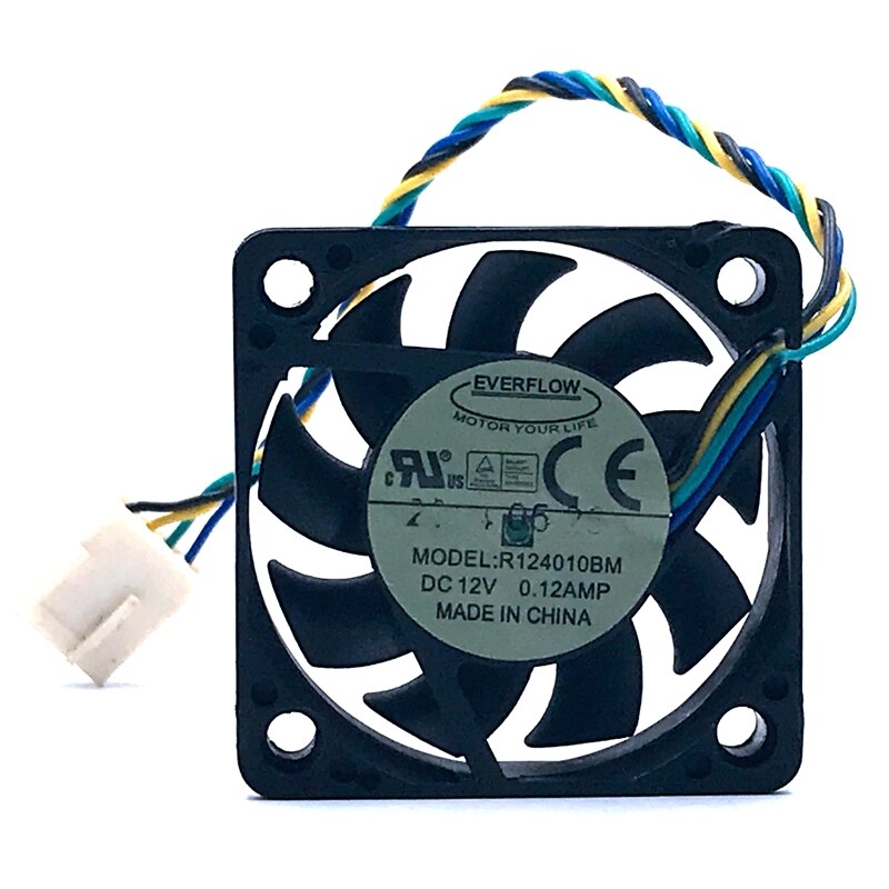 SXDOOL 12V DC 0.12A 4-Wire Axial Cooling Fan