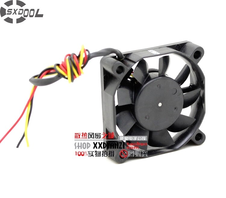 Mechatronics Fan Group G6015S12B2 12V DC 60x60x15mm