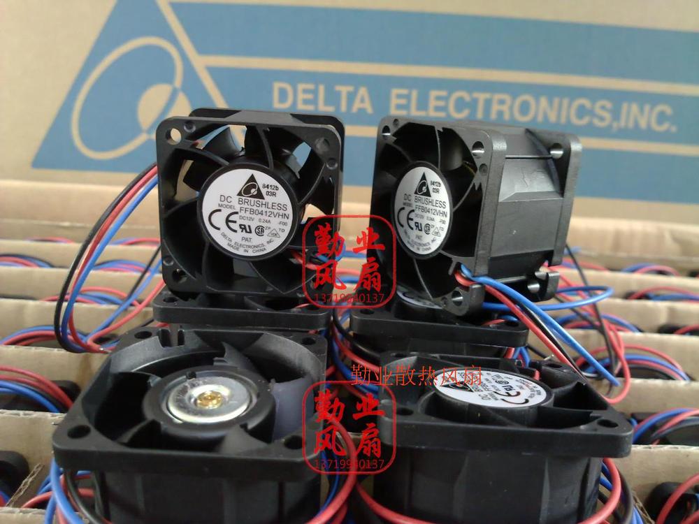 Delta FFB0412VHN 40x40x28mm 12V DC 0.24A Axial Cooling Fan