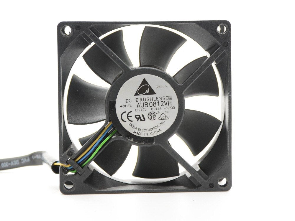 Delta AUB0812VH 80x80x25mm 12V DC 0.41A Axial Cooling Fan