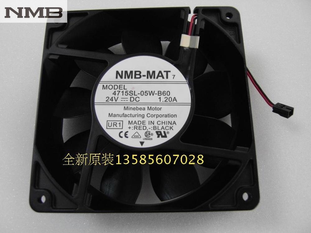 NMB 4715SL-05W-B60 120x120x38mm 24V DC Axial Cooling Fan
