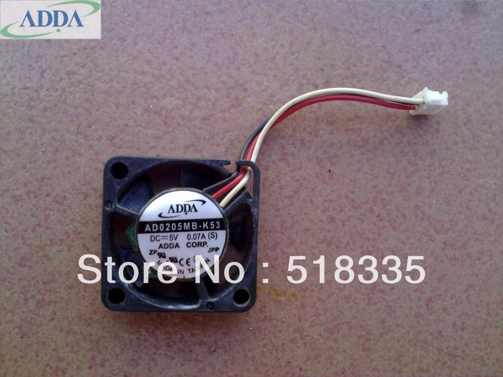 ADDA AD0205MB-K53 25x25x6mm 5V DC 0.07A Axial Cooling Fan
