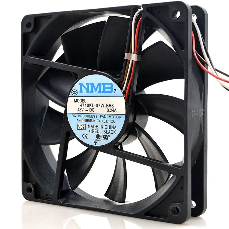 NMB 4710KL-07W-B56 120x120x25mm 0.24A Axial Cooling Fan
