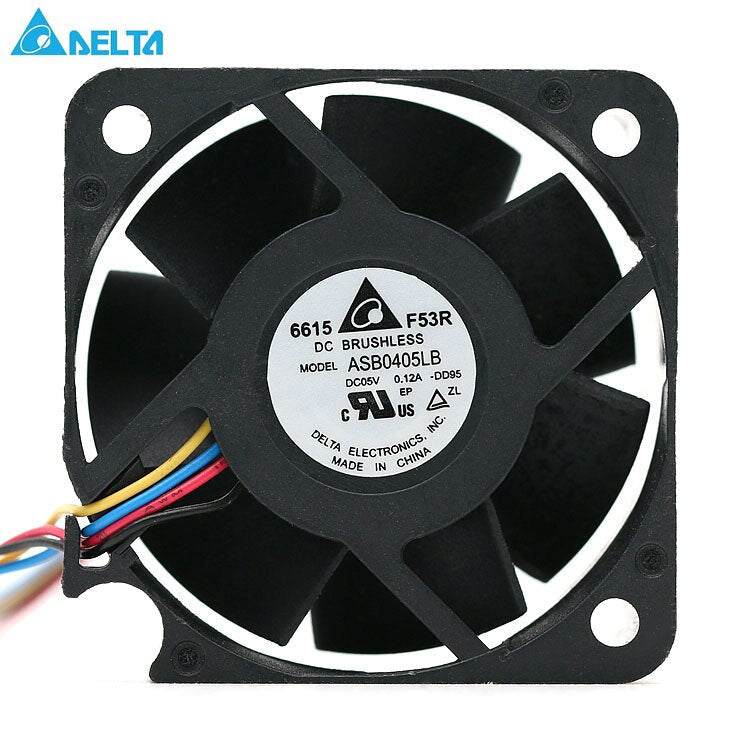 Delta ASB0405LB 40x40x15mm 5V DC 0.12A Axial Cooling Fan