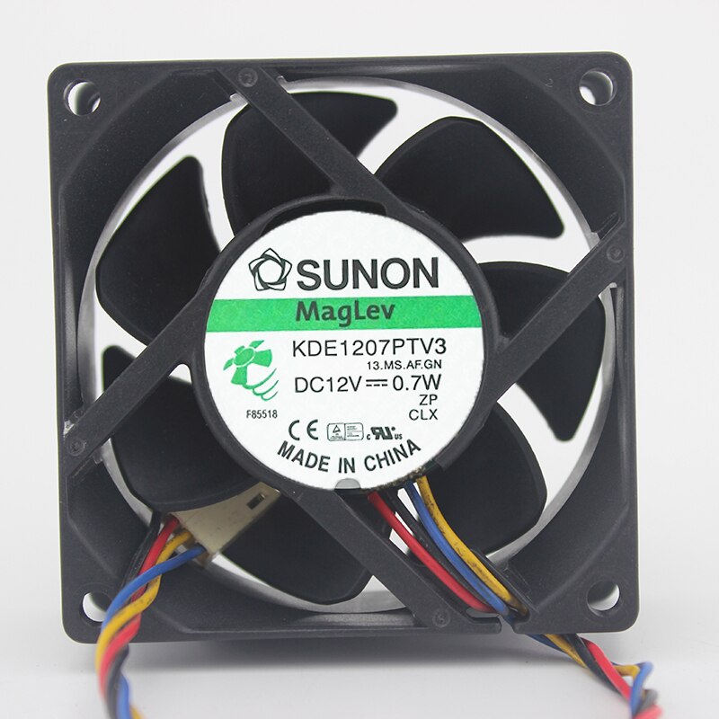 SUNON KDE1207PTV3 70x70x25mm 12V DC Axial Cooling Fan