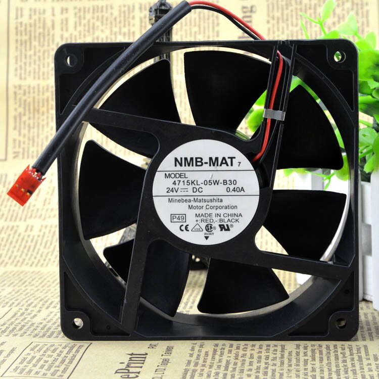 NMB 4715KL-05W-B30 120x120x38mm 24V DC 0.4A Axial Cooling Fan