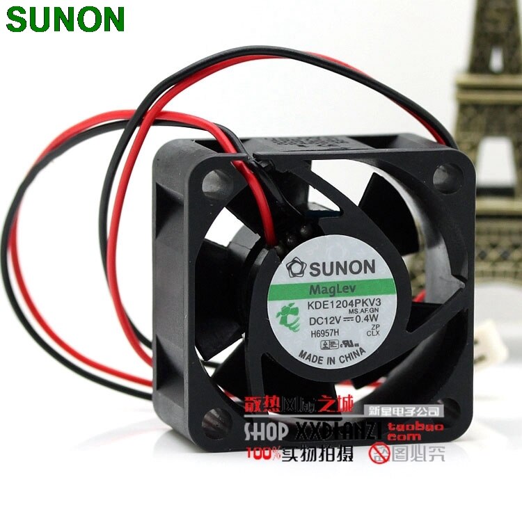 SUNON KDE1204PKV3 40x40x20mm 12V DC Axial Cooling Fan