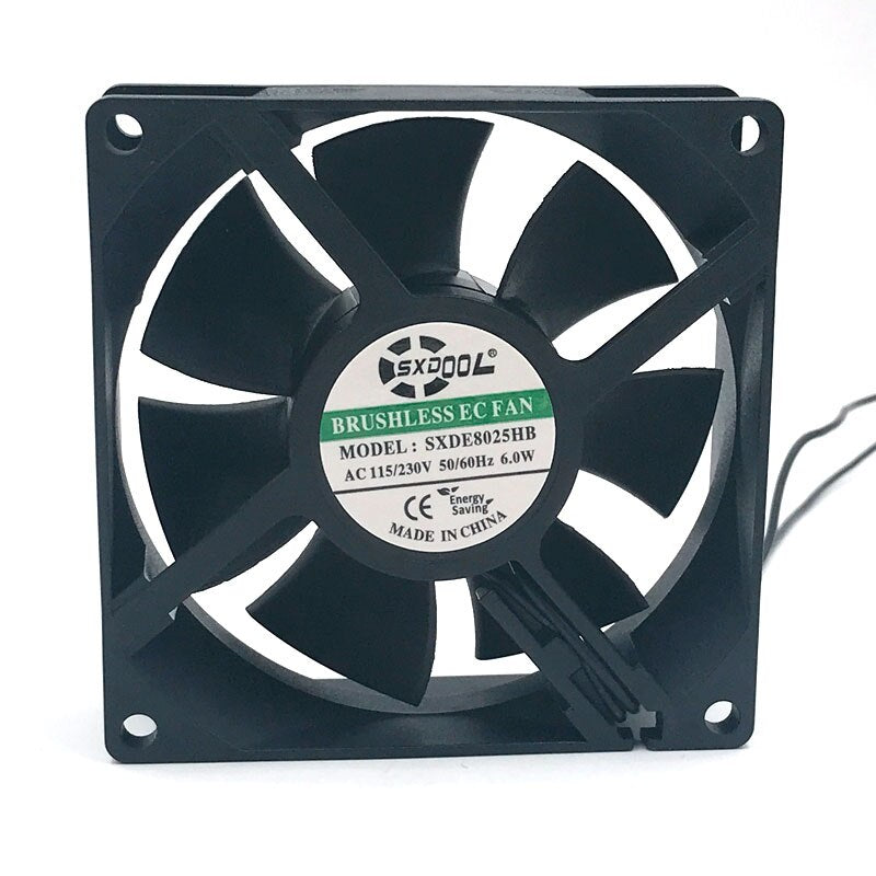 SXDOOL SXDE8025HB EC Axial Fan 80x80x25mm AC 110/115/220/230V 6W