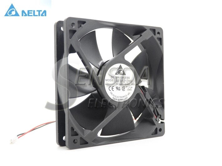 Delta AFB1212HH 120x120x25mm 12V DC 0.5A Axial Cooling Fan