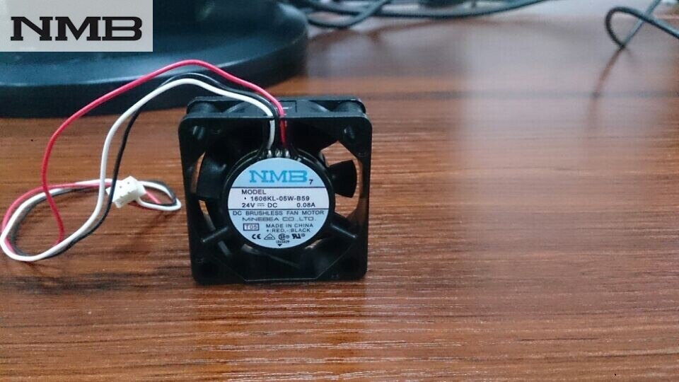NMB 1606KL-05W-B59 40x40x15mm 24V DC 0.08A Axial Cooling Fan