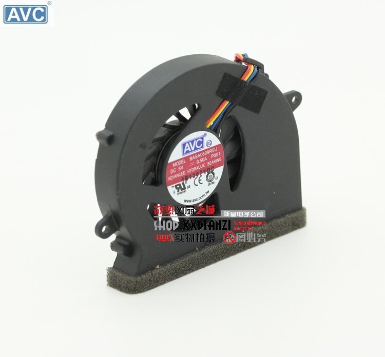 AVC BASA0609R5U 63x56x9.5mm 5V DC 0.50A Laptop Cooling Fan