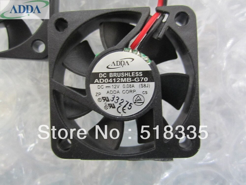 ADDA AD0412MB-G70 40x40x10mm 12V DC 0.08A Axial Cooling Fan