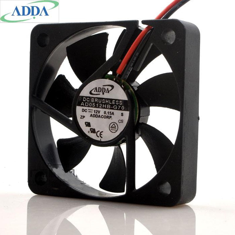 ADDA AD0512HB-G70 50x50x10mm 12V DC 0.15A Axial Cooling Fan