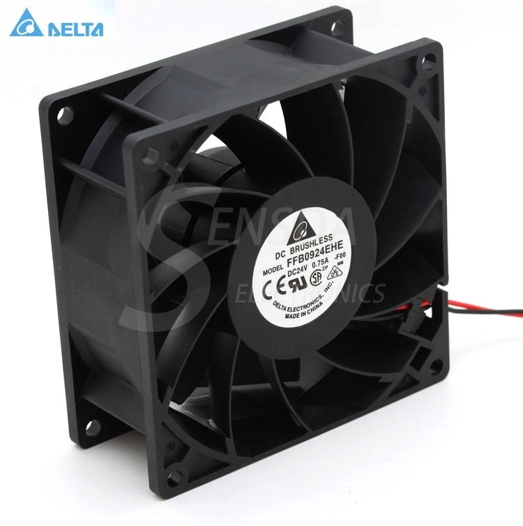 Delta FFB0924EHE 92x92x38mm 24V DC 0.75A Axial Cooling Fan