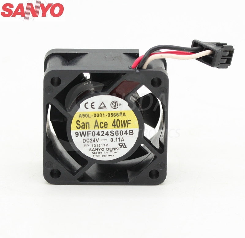 Sanyo Denki 9WF0424S604B 40x40x20mm 24V DC Industrial Cooling Fan