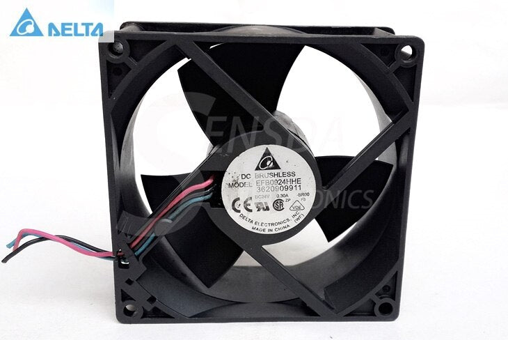 Delta EFB0924HHE 92x92x38mm 24V DC 0.30A Axial Cooling Fan