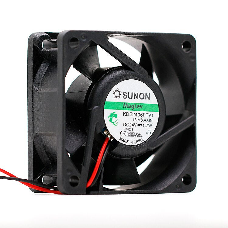 SUNON KDE2406PTV1 60x60x25mm 24V DC Axial Cooling Fan