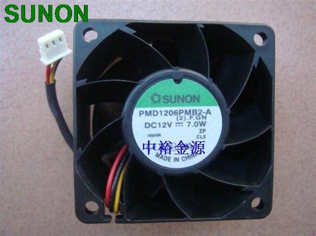 SUNON PMD1206PMB2-A 60x60x38mm 12V DC Axial Cooling Fan