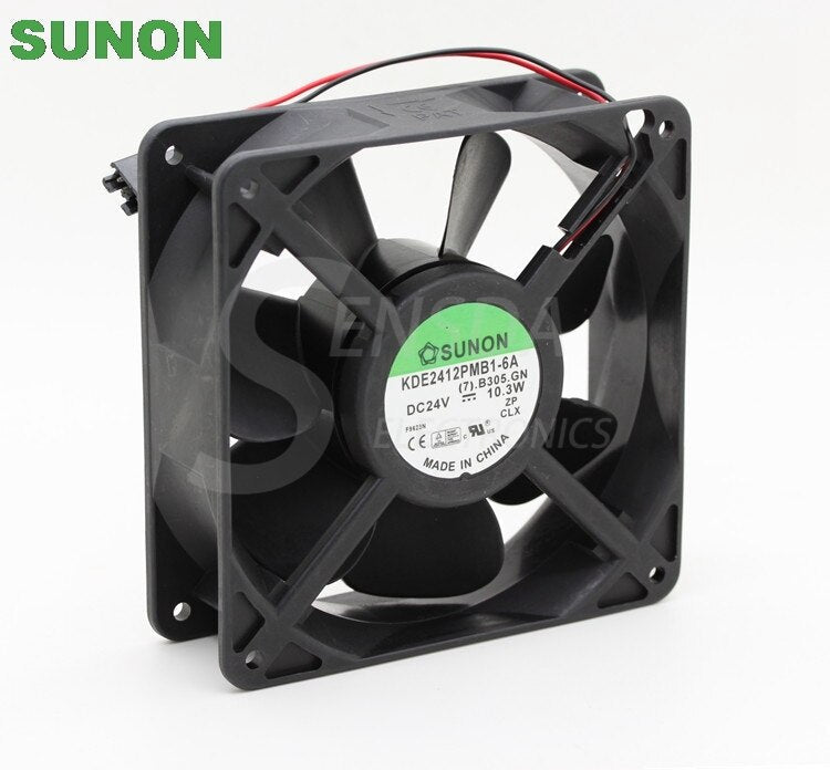 SUNON KDE2412PMB1-6A 120x120x38mm 24V DC Axial Cooling Fan