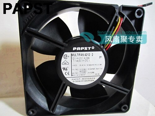 ebm-papst 120x120x38mm 12V DC Axial Cooling Fan