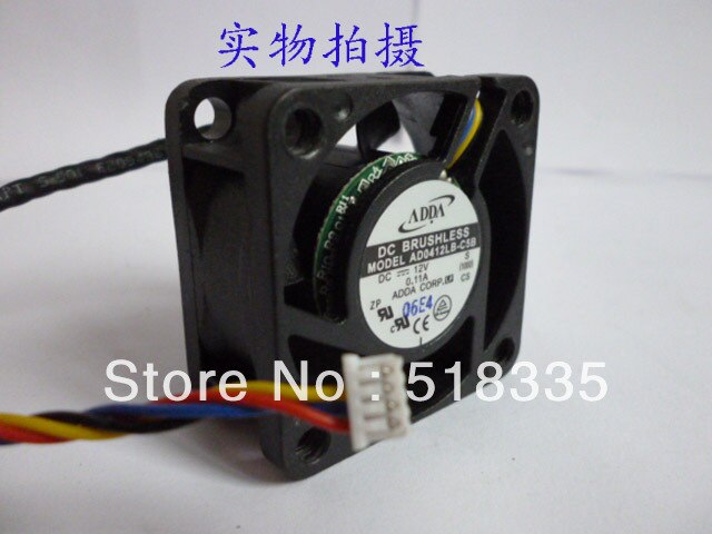 ADDA AD0412LB-C5B 40x40x20mm 12V DC 0.11A 4-Wire Axial Cooling Fan